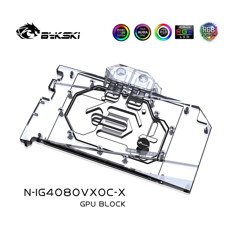 Bykski GPU Block for Colorful  - огляд і ціна Rtx 4080 Water Cooling Block